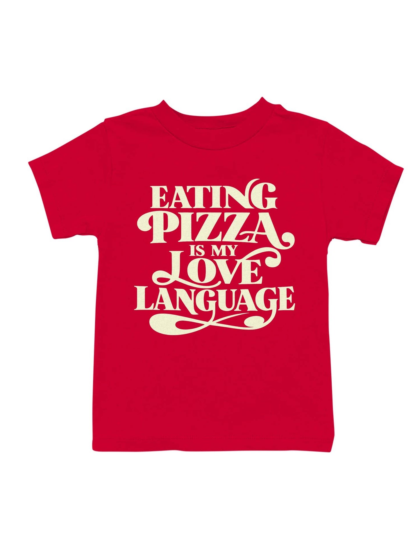 Pizza: My Love Language Statement Youth's T-Shirt