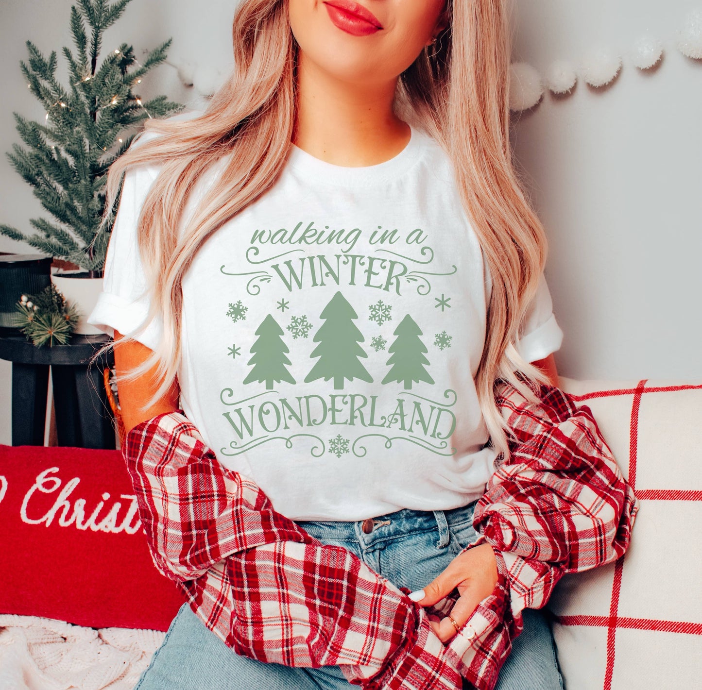 Walking in A Winter Wonderland | Holiday Themed Shirt