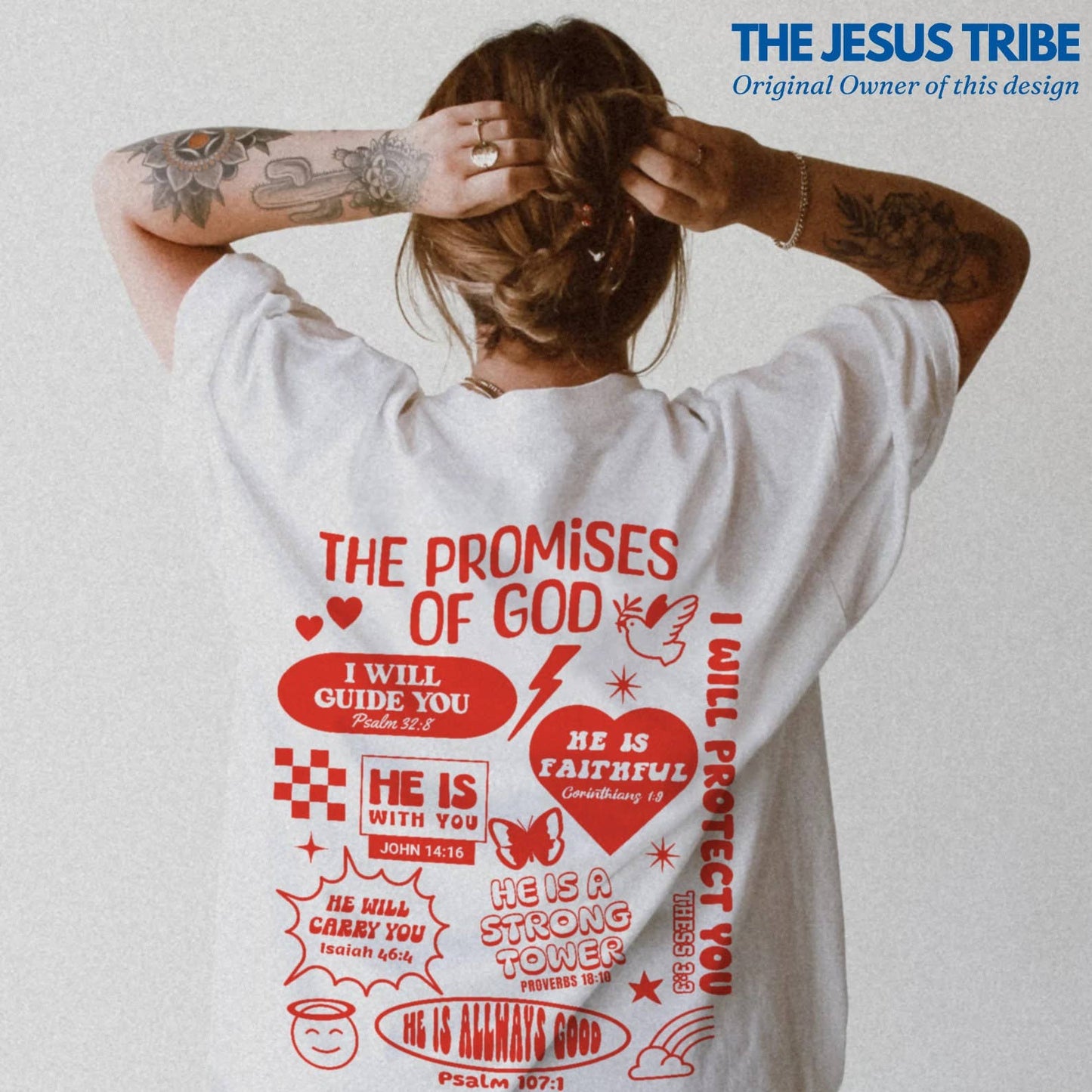 Faith Inspired Christian Scripture Tee Jesus Bible Shirt