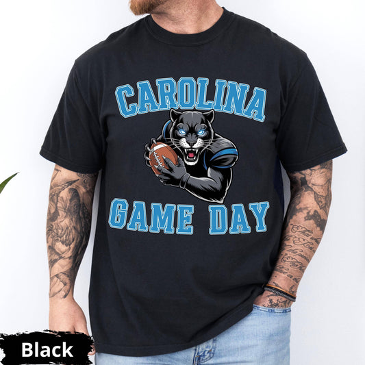 Carolina Panther Mascot Football Game Day Tee Vintage Retro