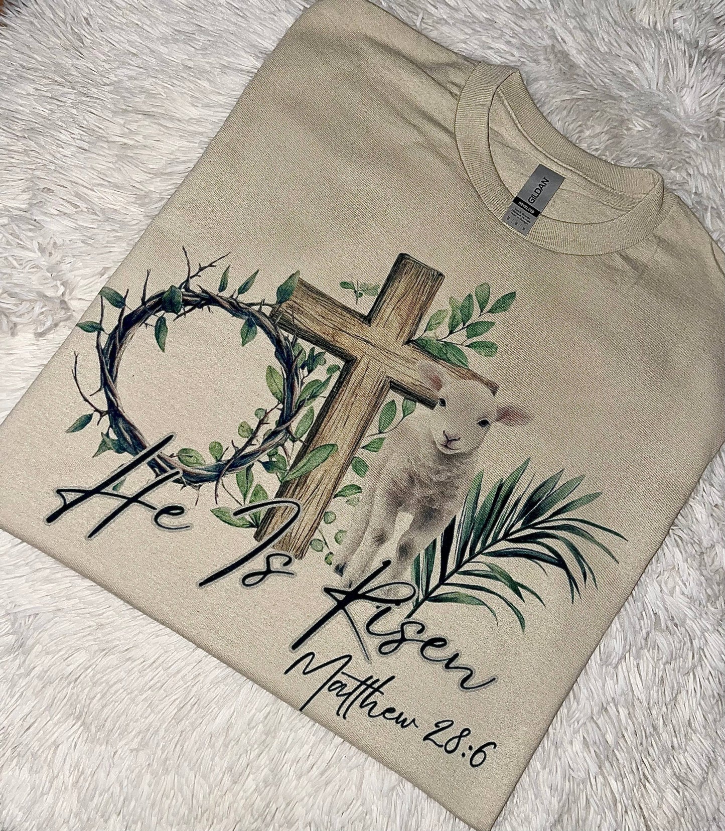 He Is Risen Easter Jesus Tshirt