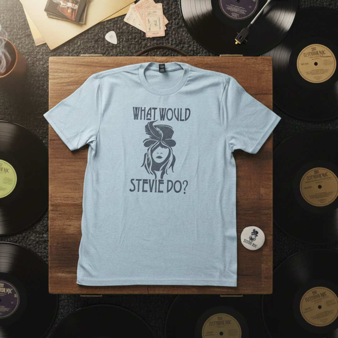 Retro Band T-Shirt What Would Stevie Do Graphic Tee