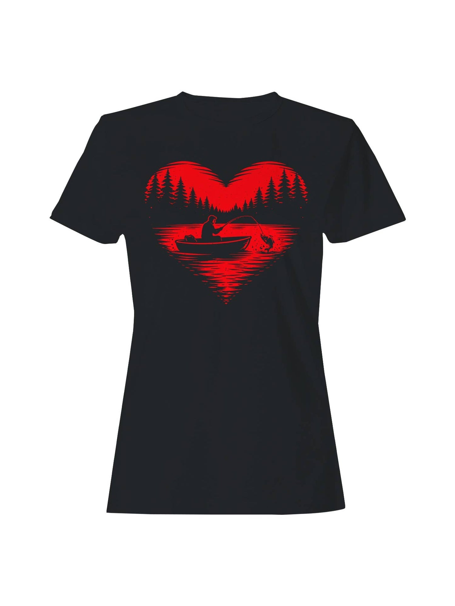 Love Fishing in Scenic Waters Women's T-Shirt