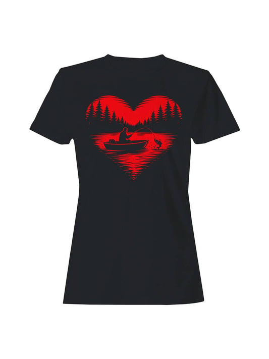 Love Fishing in Scenic Waters Women's T-Shirt