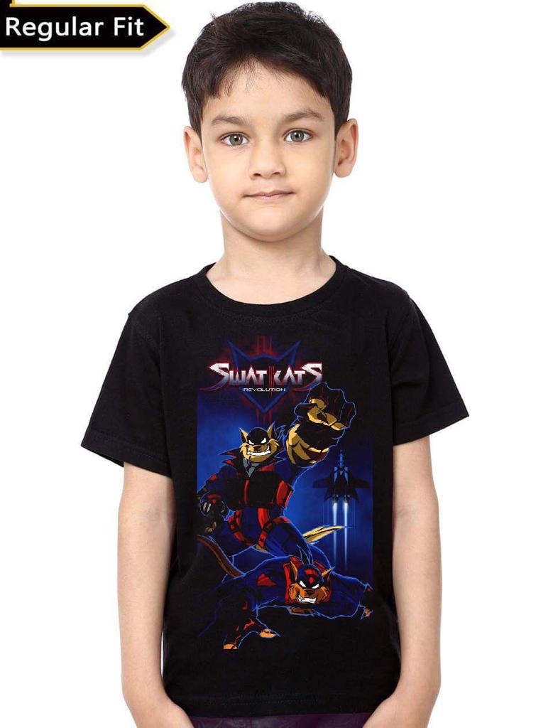 Swat Kats Black Kid’s T-Shirt