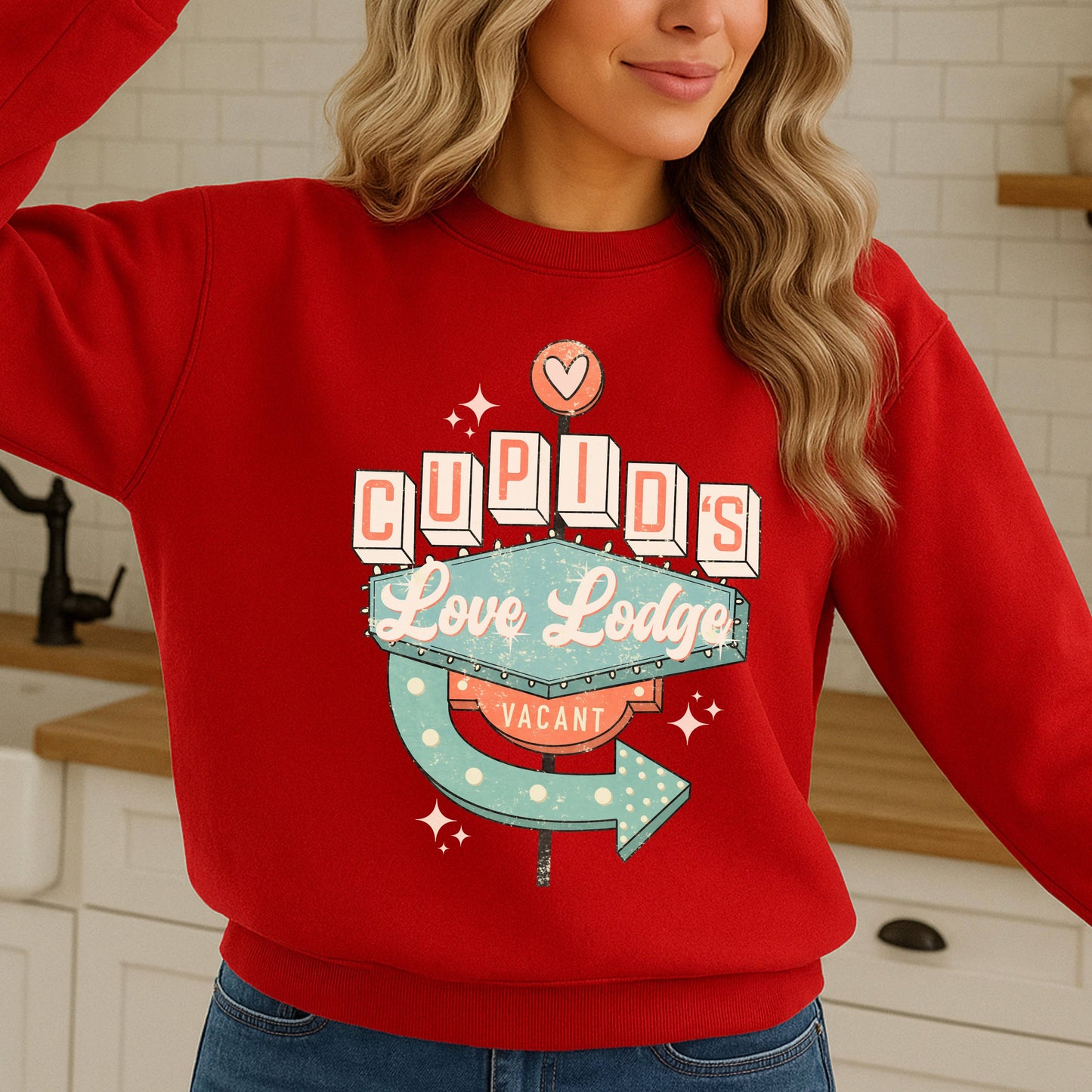 Cupid’S Love Lounge Valentine Sweatshirt | Gildan Brand