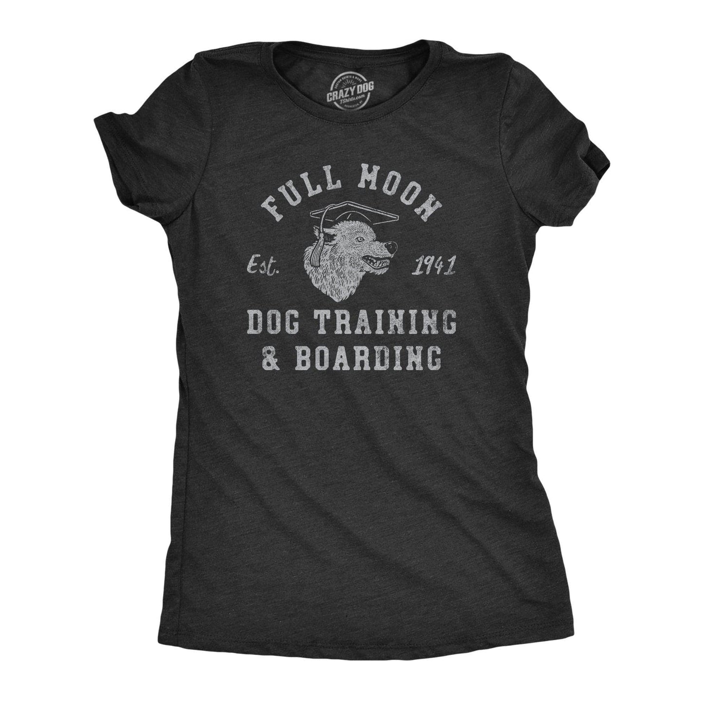 Full Moon Dog Training and Boarding Women's Graphic Tshirt