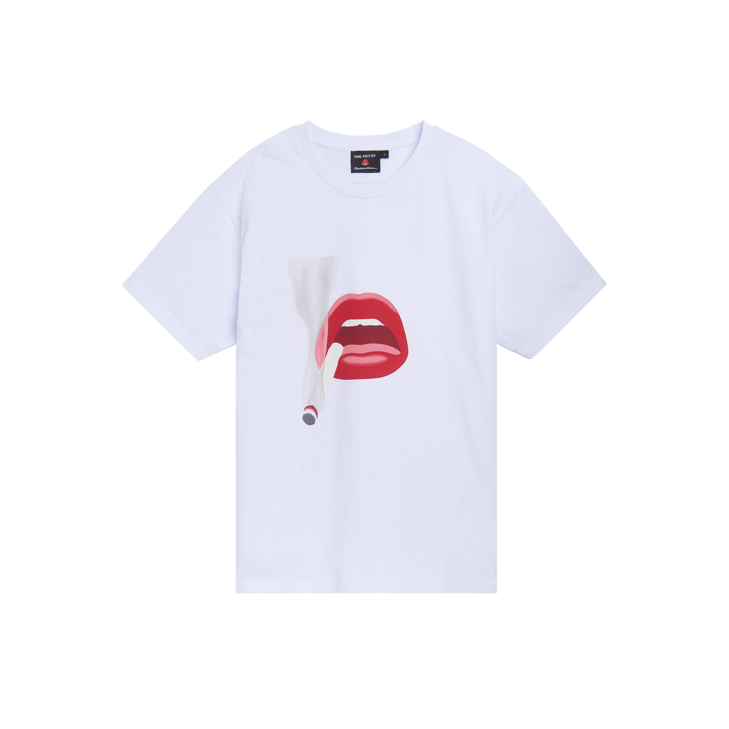Tom Wesselmann “Smoker #1” T-Shirt, White (Unisex)