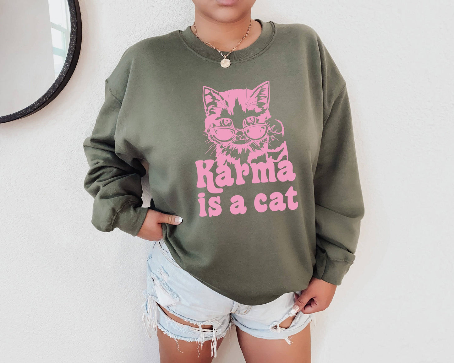 Cat Karma Tee Music Teacher, Concert Lover, Positive Vibes