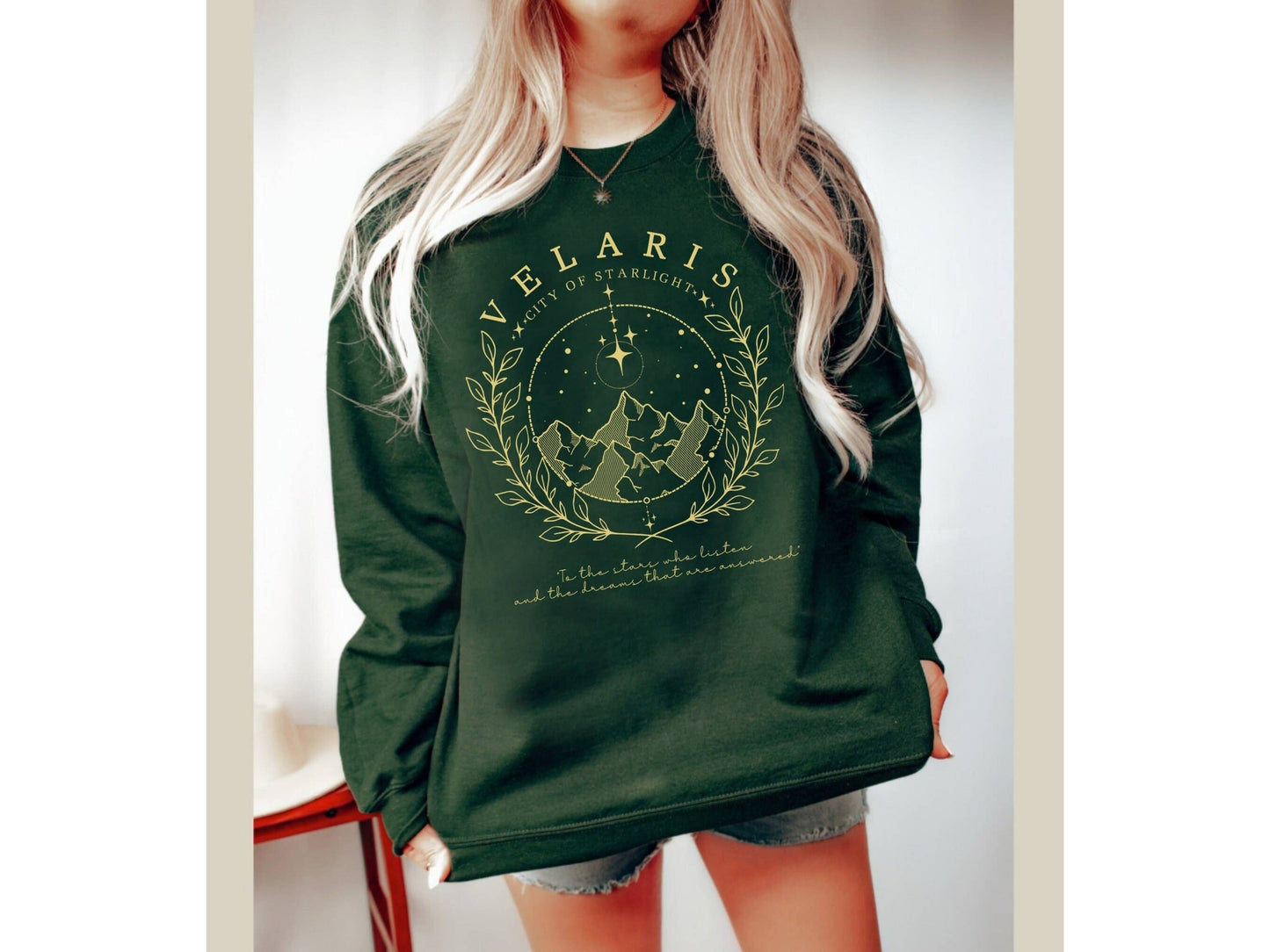 Acotar Velaris Sweatshirt - City of Starlight Sjm Merch Shir