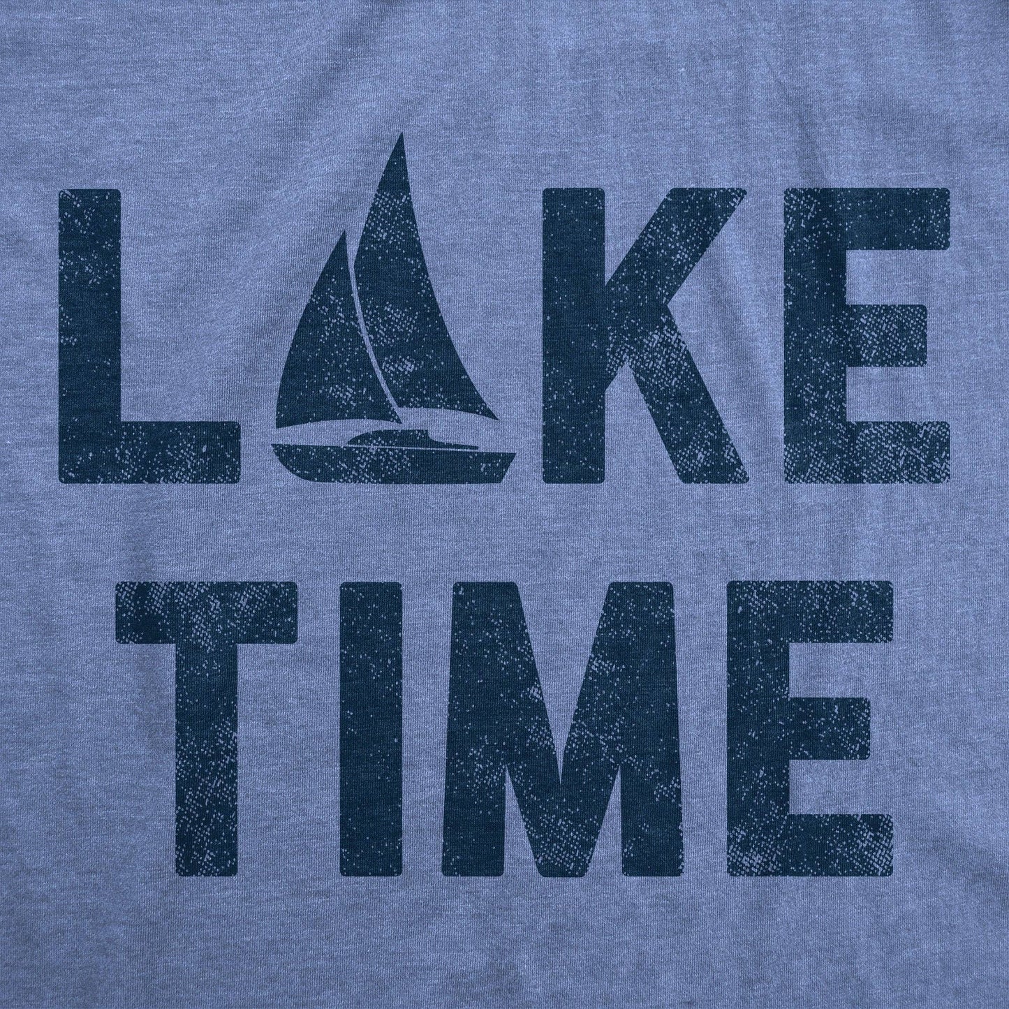 Lake Time Men's Tshirt Vacation Graphic Tee Western T
