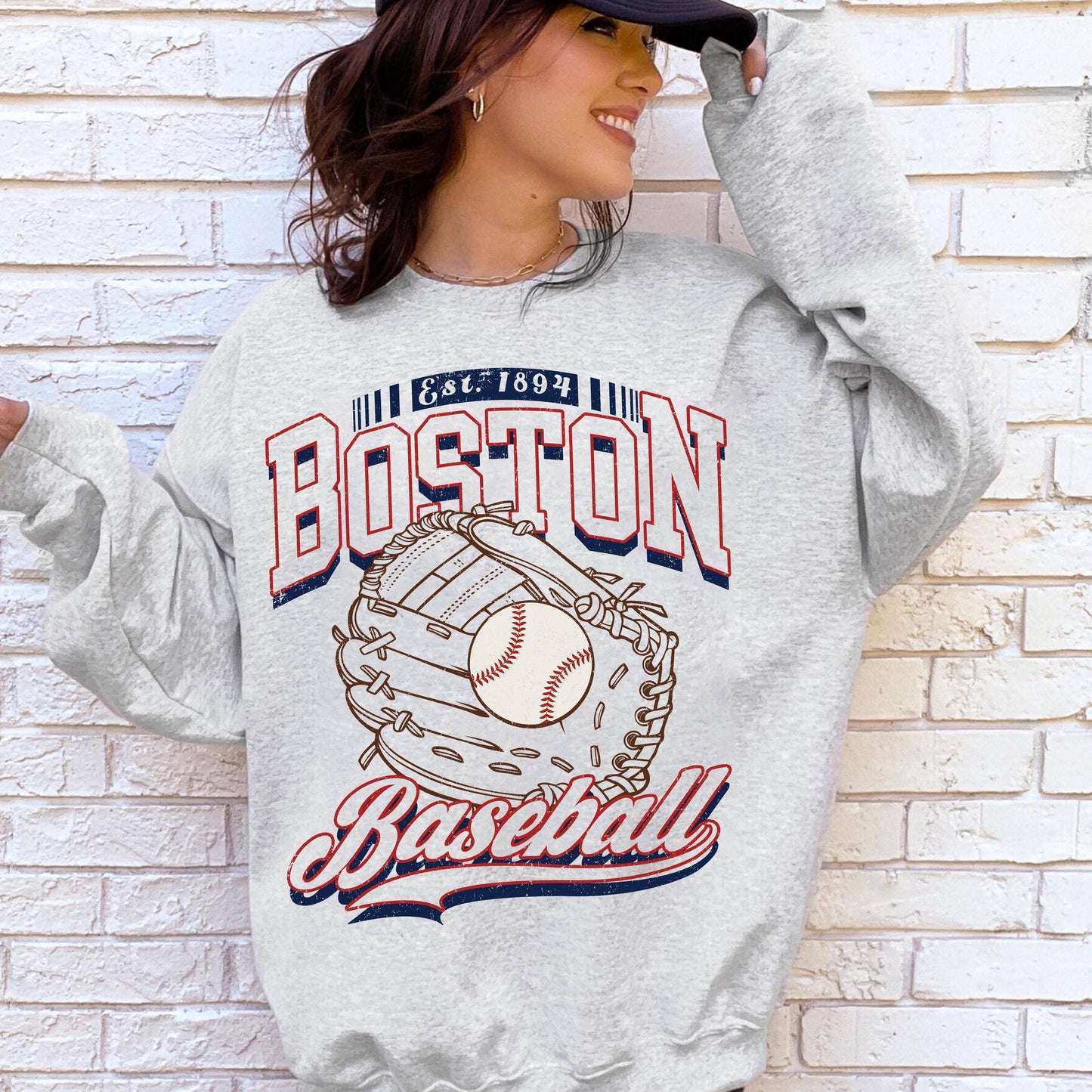 Retro Boston Baseball Game Day Tee