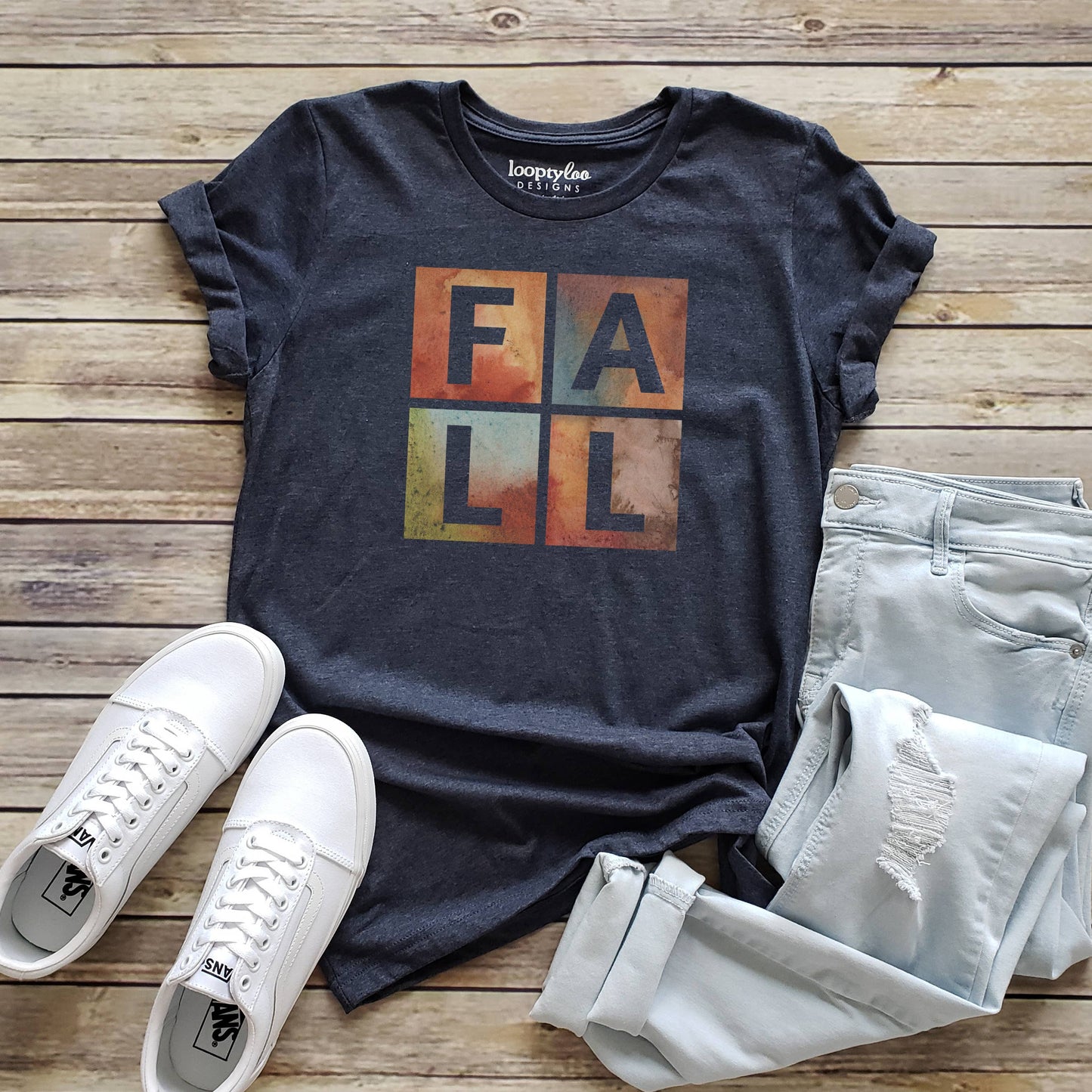 Fall Blocks Tee | Fall | Sizes XS-2XL
