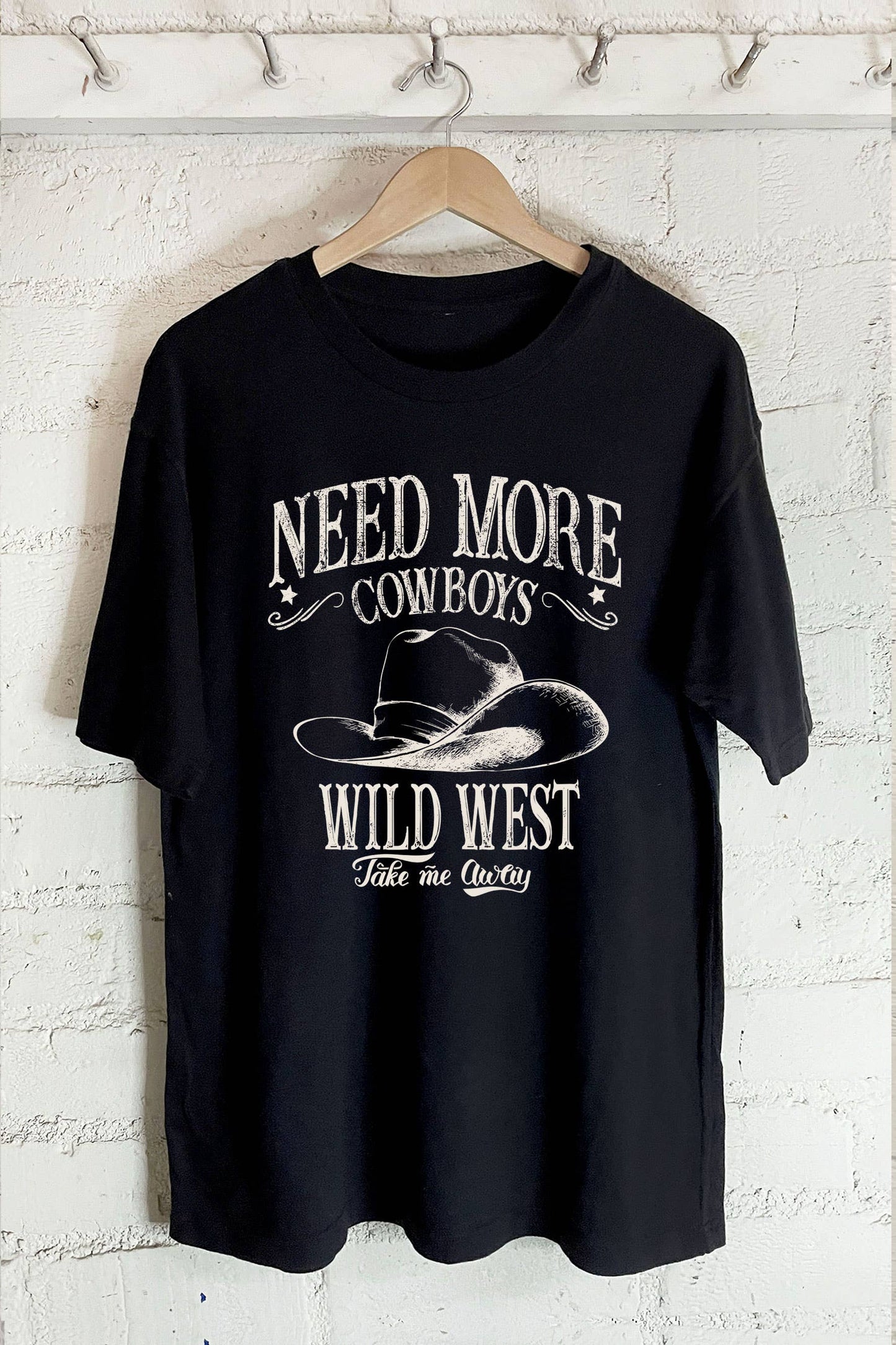 Need More Cowboys-Oversized Tee