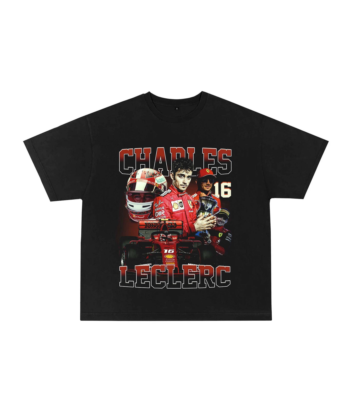 Charles Leclerc T-Shirt Design Racing Fan Graphic Tee