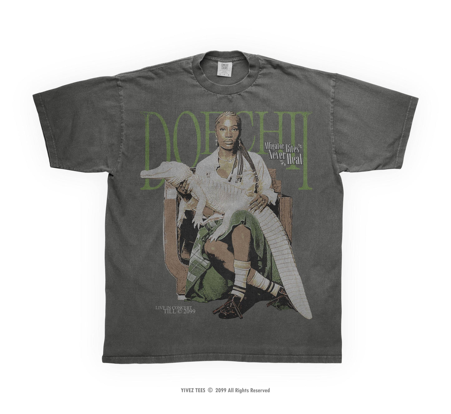 Vintage Hip-Hop Graphic Tee - Indie Concert Outfit For Women