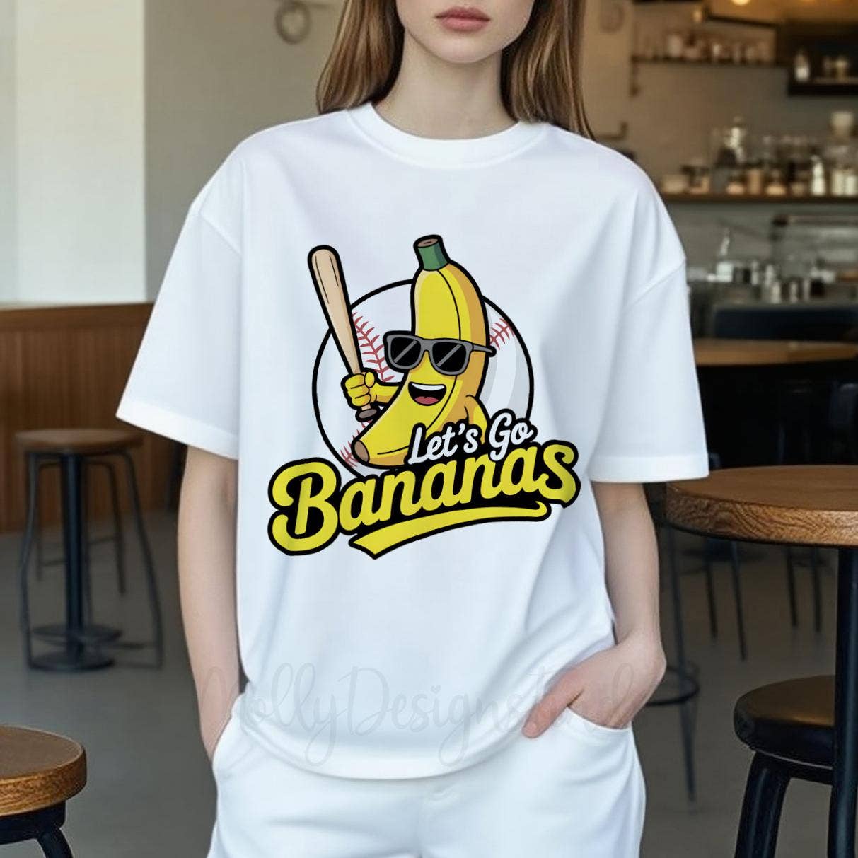 Banana Baseball Team Tee Shirt