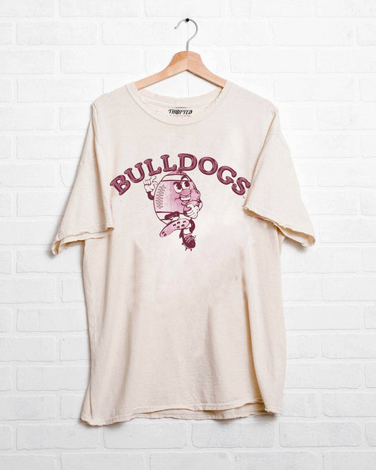 Mississippi State Bulldogs Football Run Thrifted Tee