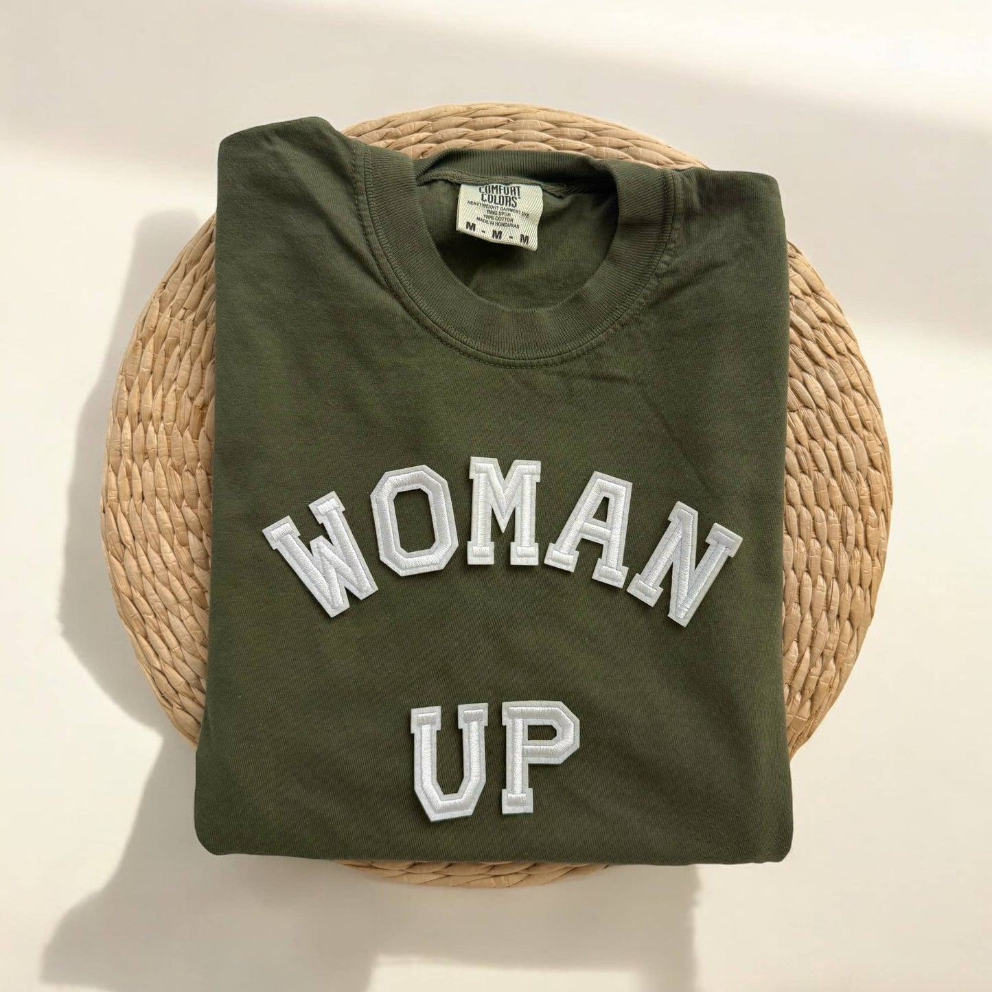 Woman Up Comfort Colors Short Sleeve Shirt, Feminist Shirts