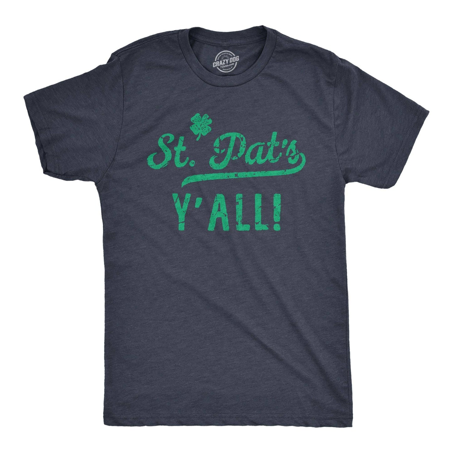St Pats Yall Men's Tshirt Saint Patrick's Day Graphic Tee