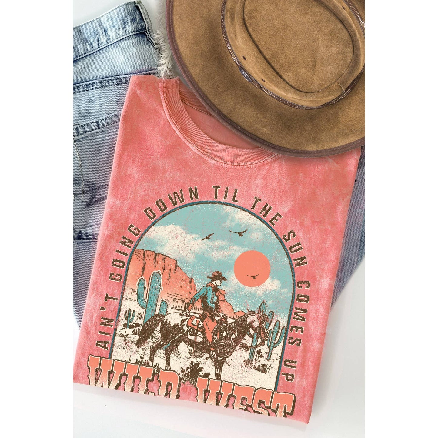 Wild West - Mineral Wash T Shirt