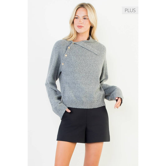 /Size Xl/ Long Sleeve Knitted Sweater