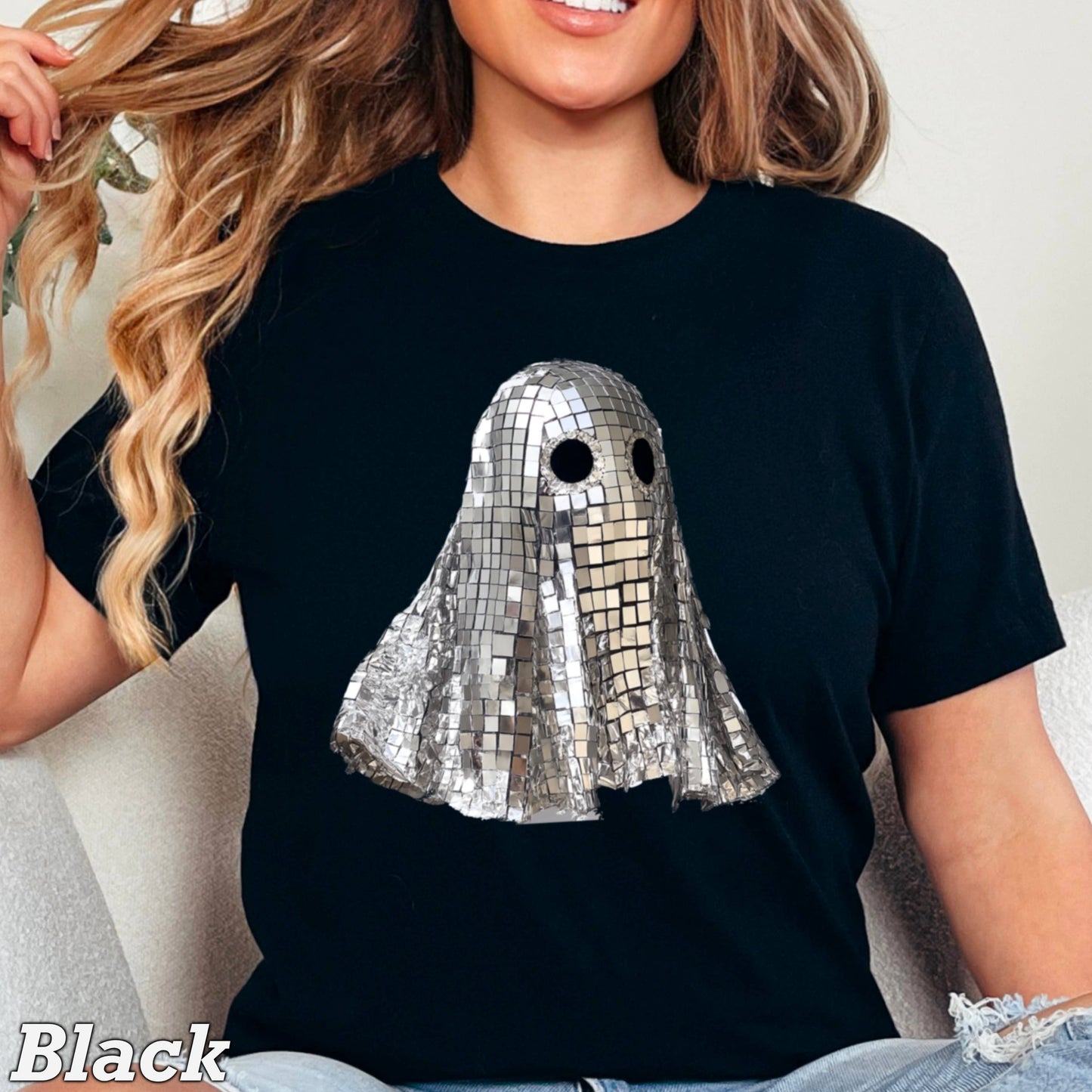 Disco Ghost Halloween 2025 Graphic Shirt | Comfort Color