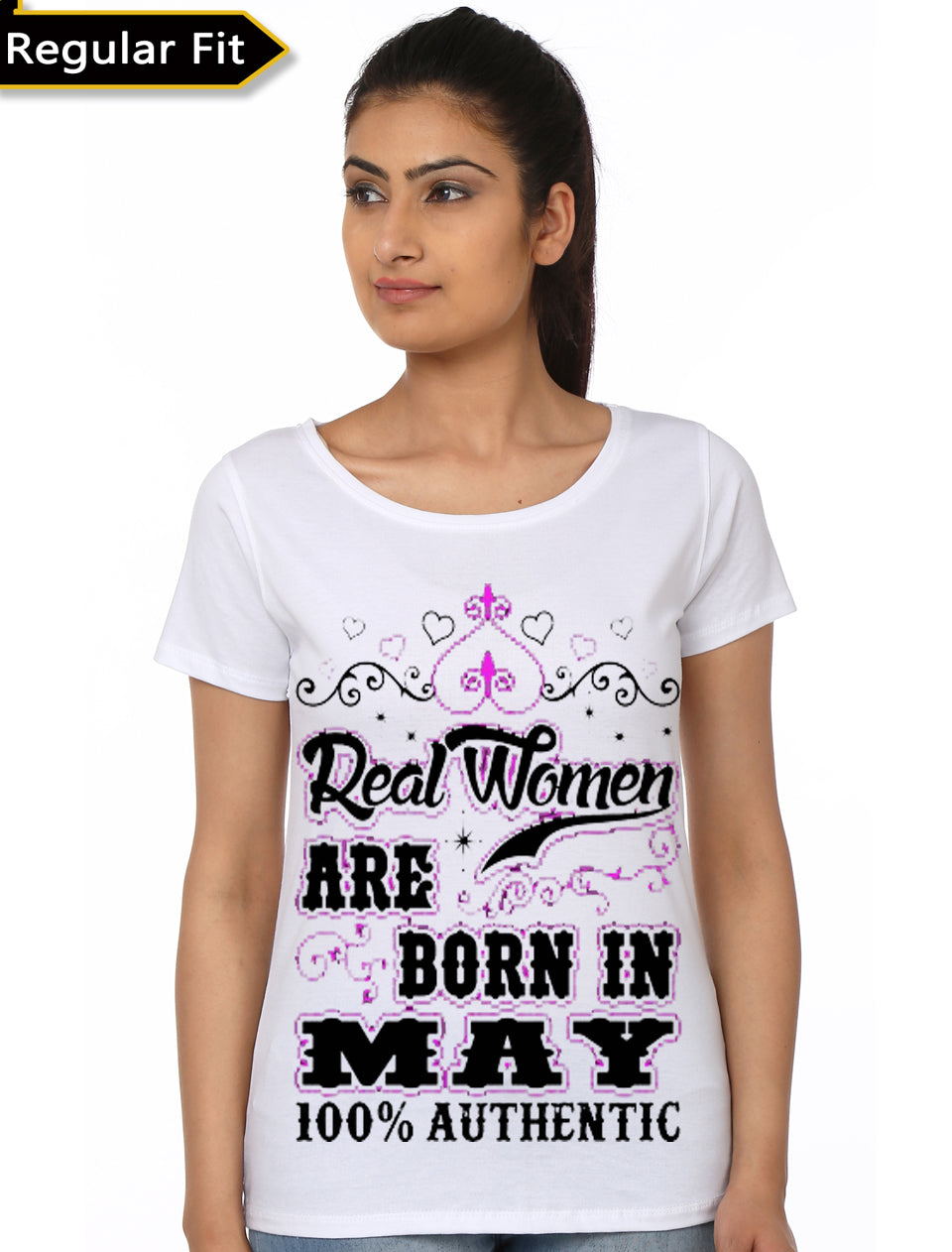 Real Women Are Born In May T-Shirt