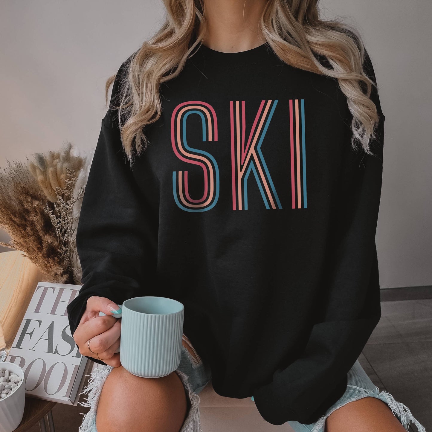 Ski Crewneck Sweatshirt | Winter | Sizes S-2XL