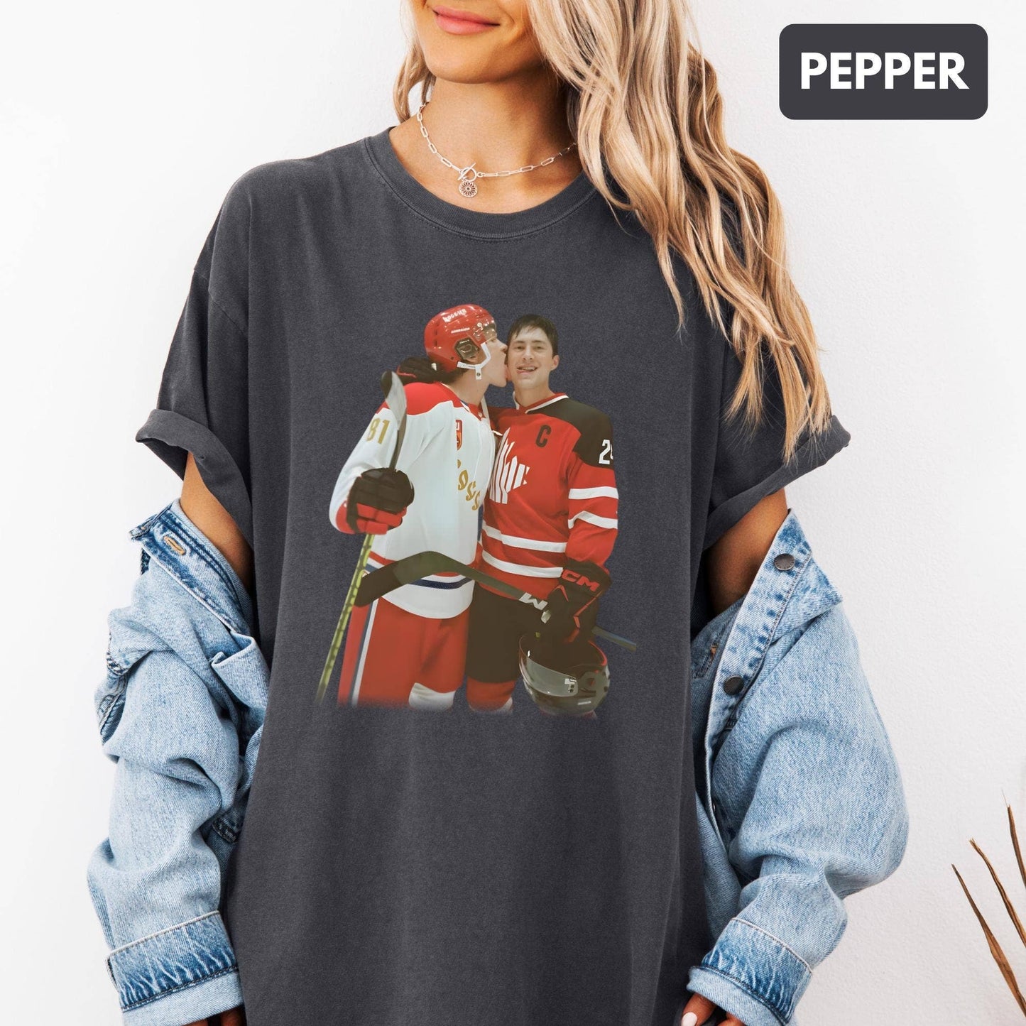Heated Rivalry Vintage Hockey Shirt
