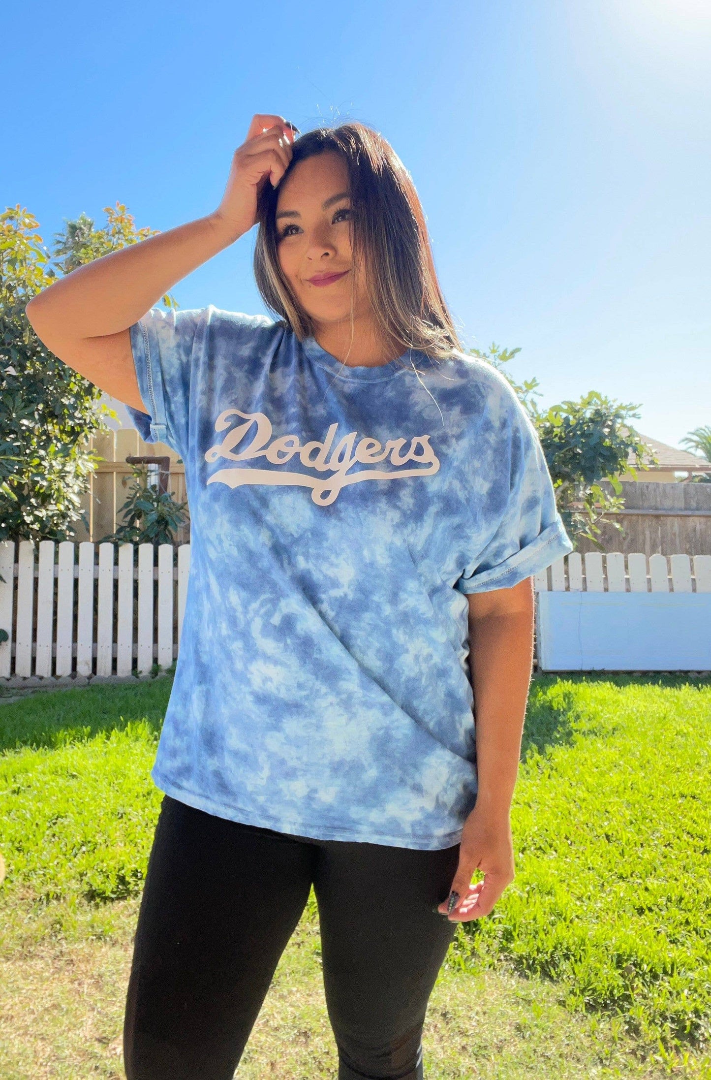 Los Angeles Dodgers Tie Dye T-Shirt - Retro-Inspired Mlb Tee
