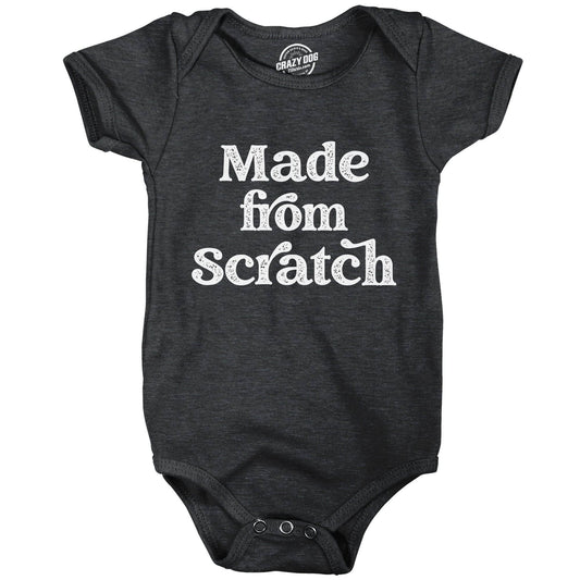 Made from Scratch Baby Bodysuit Sarcastic Graphic Tee Infant