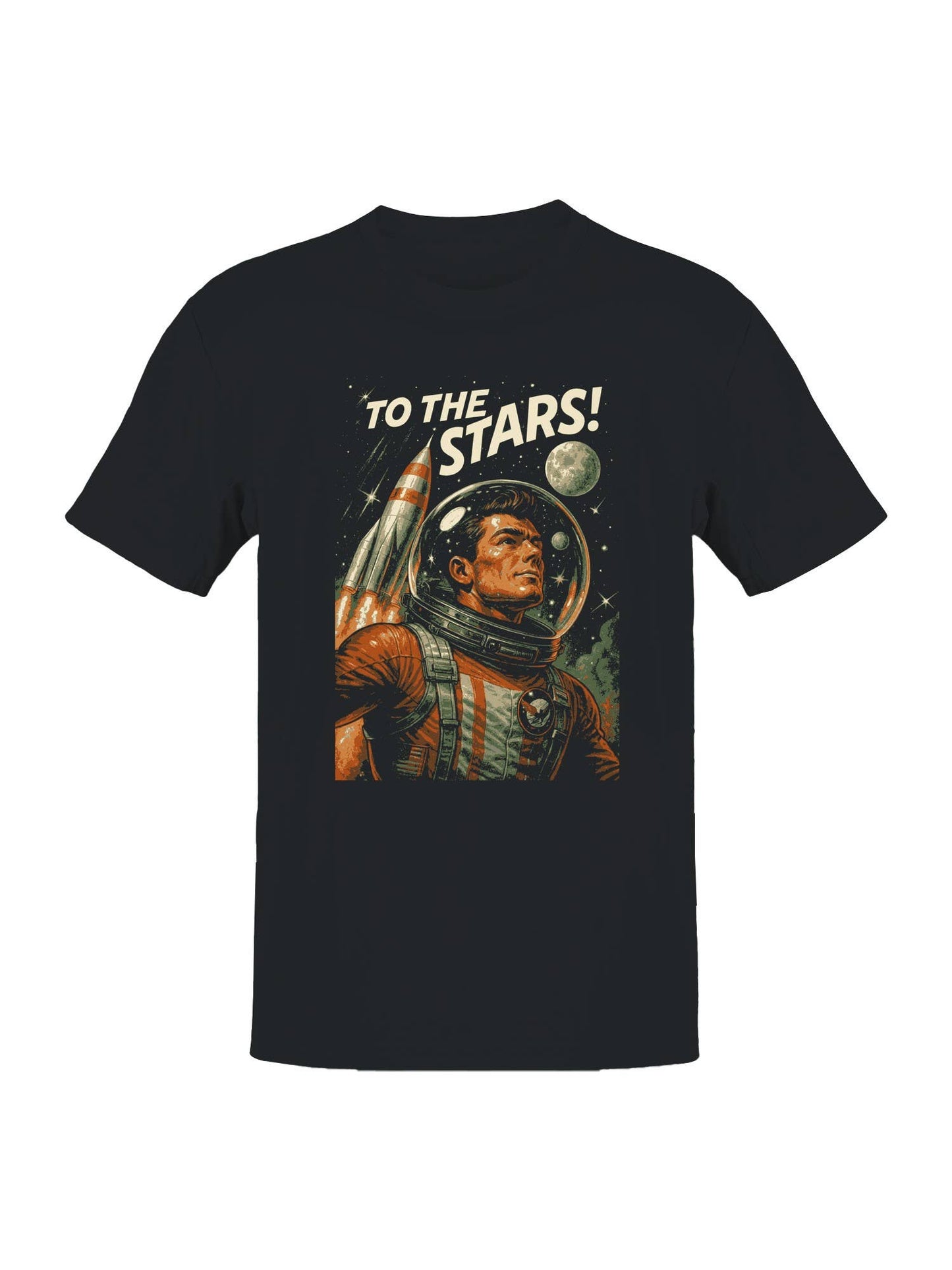 Retro Space Adventure: To the Stars Men's T-Shirt