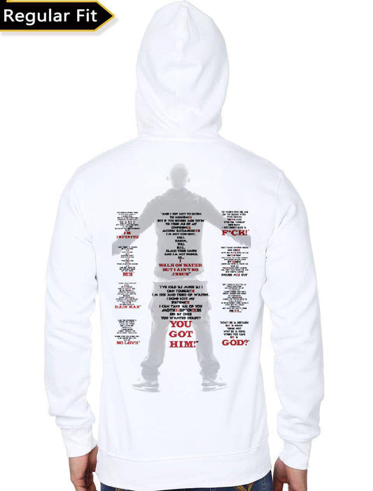 Eminem White Hoodie
