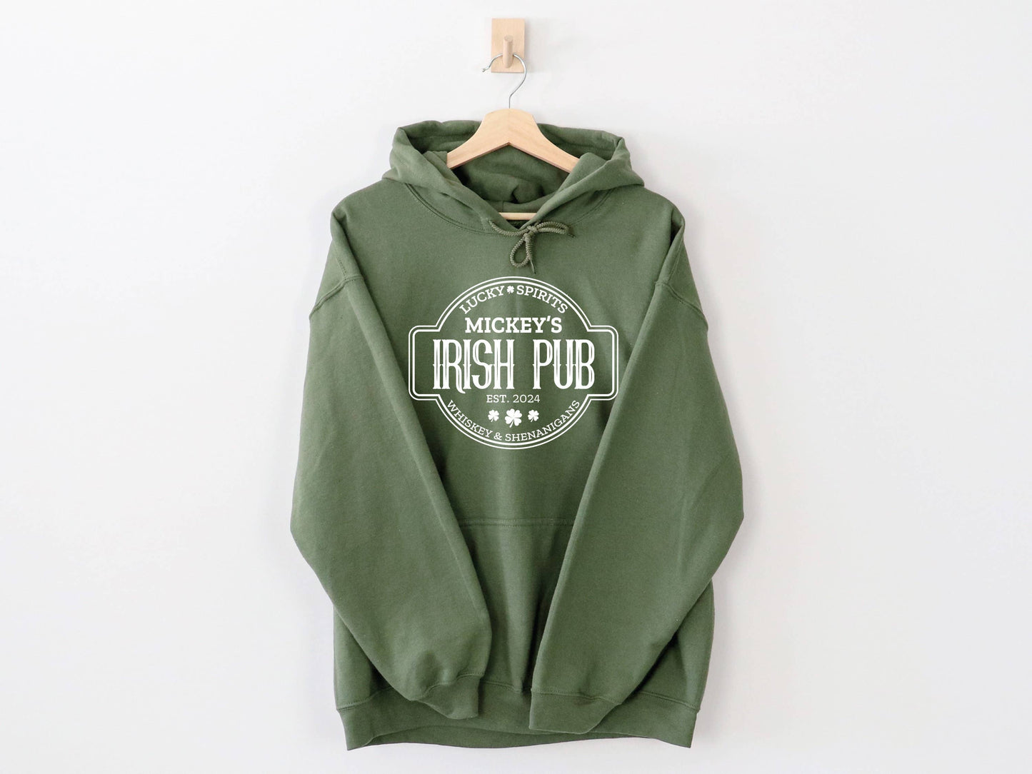 Custom Irish Pub Retro St Patricks Day Sweatshirt