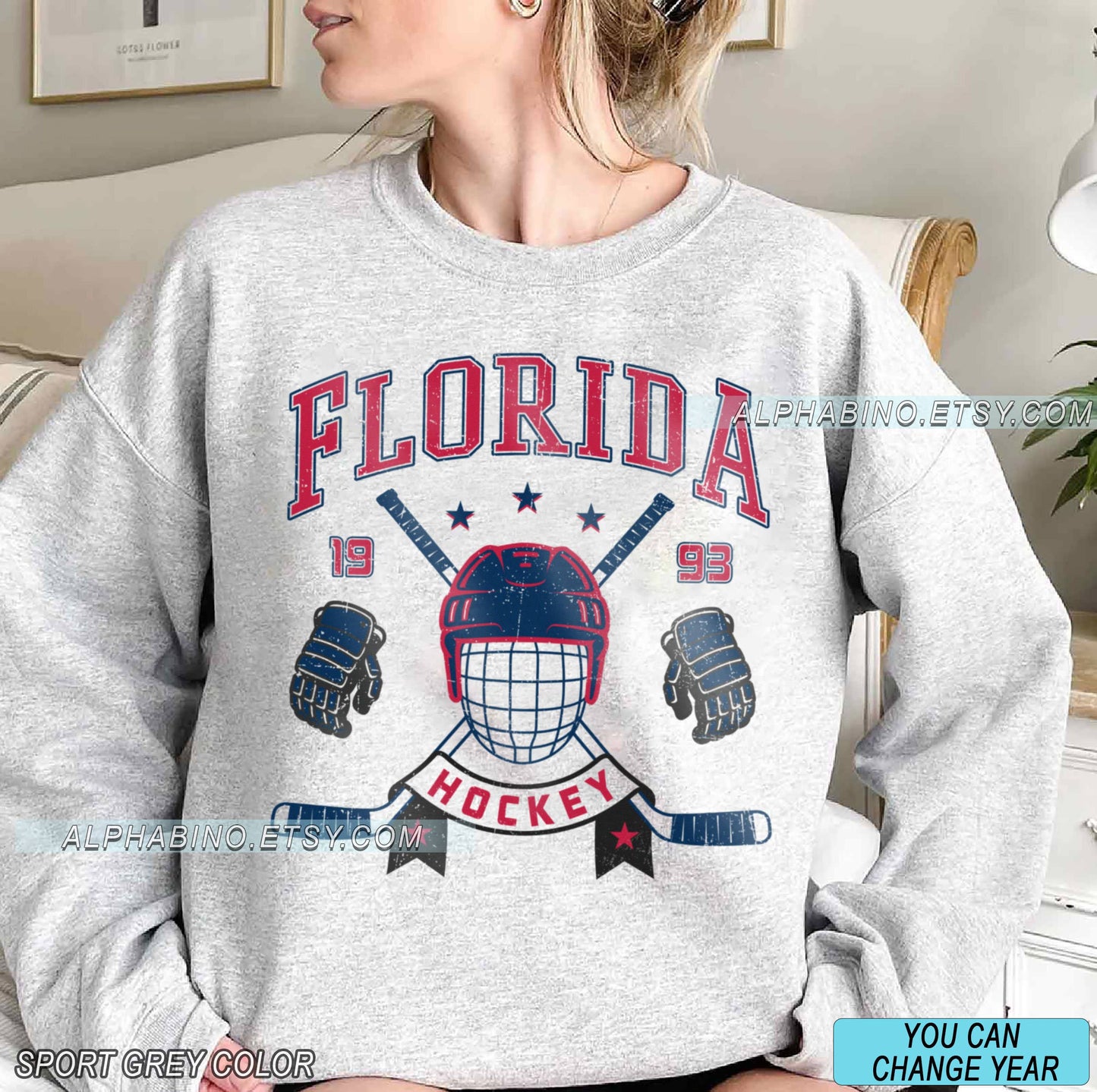 Florida Panthers Vintage Hockey Tee