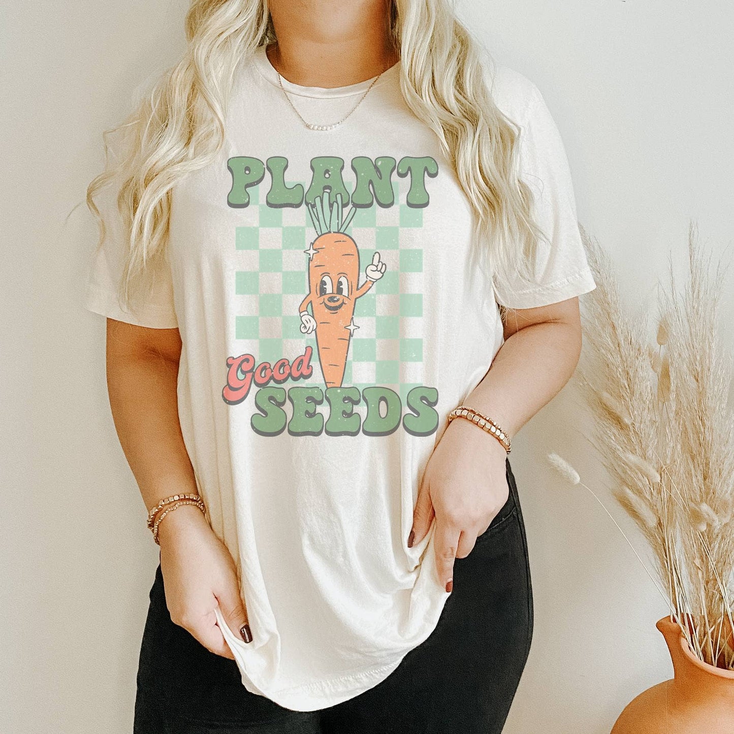 Plant Good Seeds Retro Graphic Tee Women's Tees