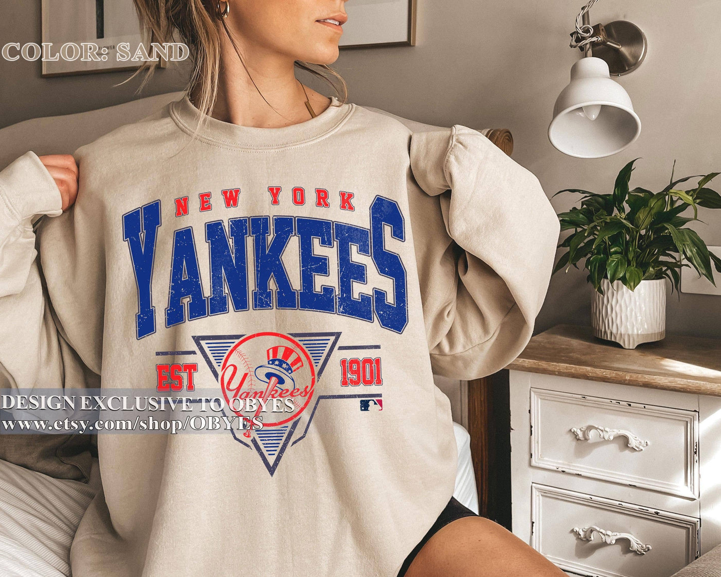 Vintage New York Baseball Sweatshirt For Fans
