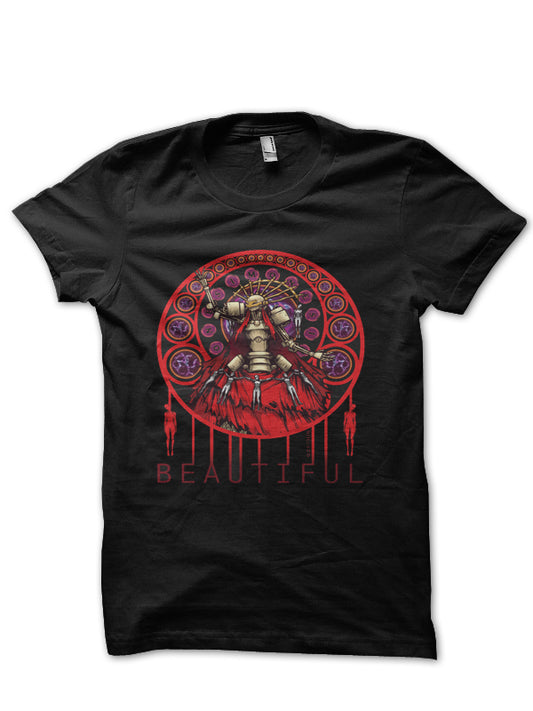 Nier – Simone (Beautiful) Black Half Sleeve T-Shirt