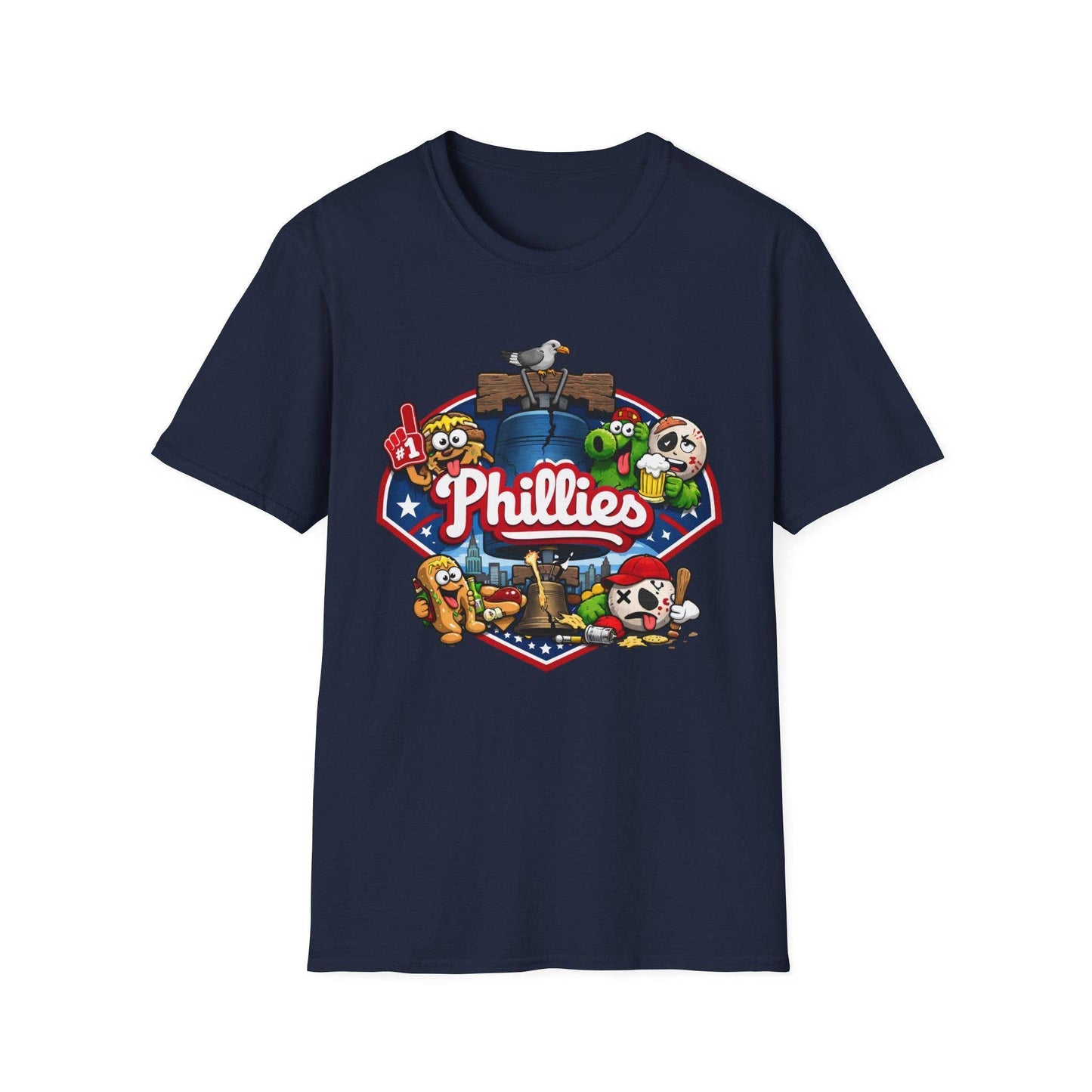 Phillies Phanatic Collage Tee - Philly Baseball