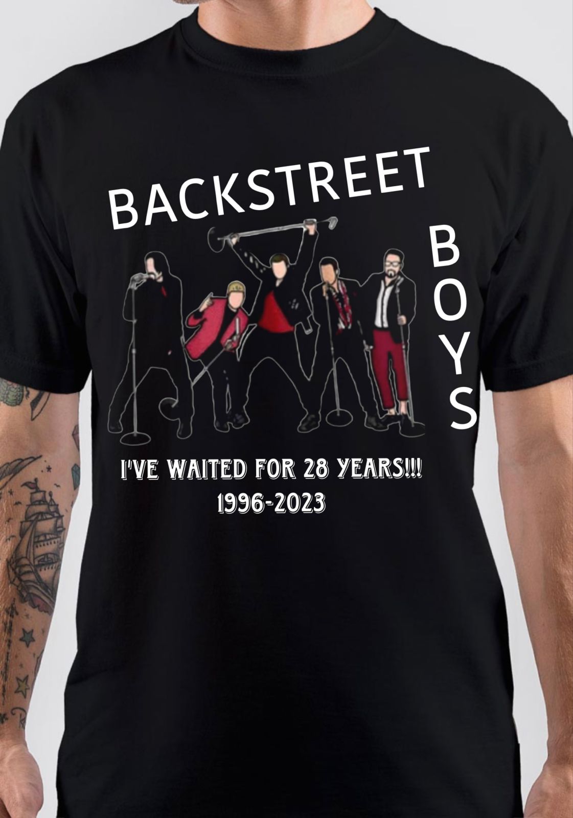 Backstreet  Boys Black T-Shirt
