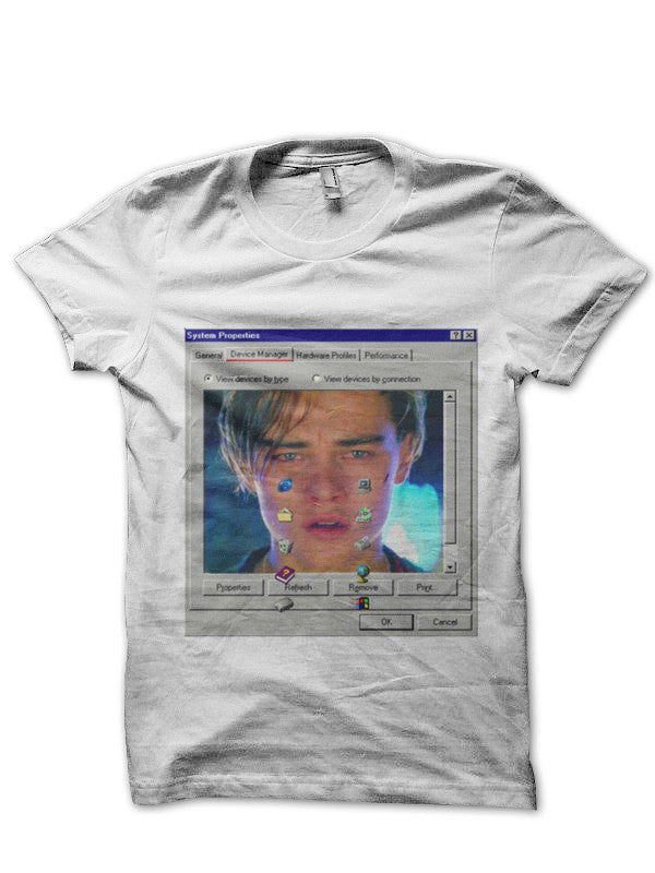 Leonardo DiCaprio In Baz Luhrmann’s Romeo White T-Shirt