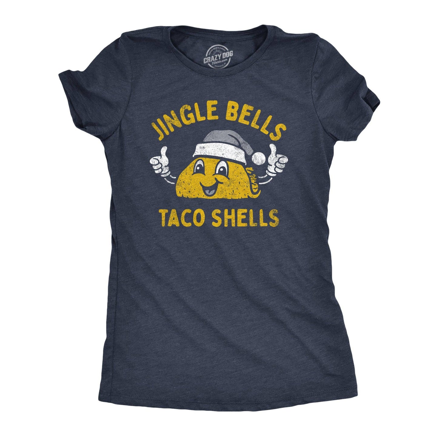 Jingle Bells Taco Shells Women's Tshirt Christmas Graphic