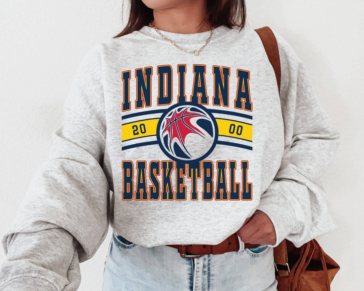 Indiana Fever Crewneck - Retro Women's Basketball Shirt