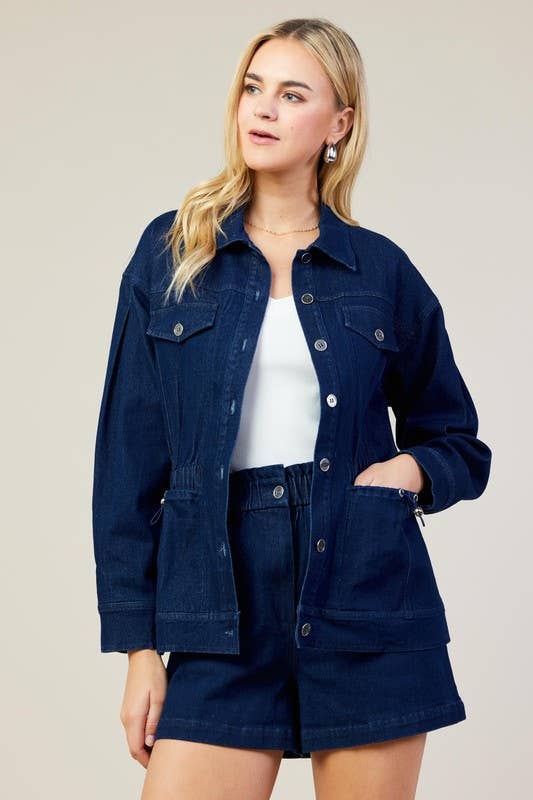 Classic Denim Utility Jacket