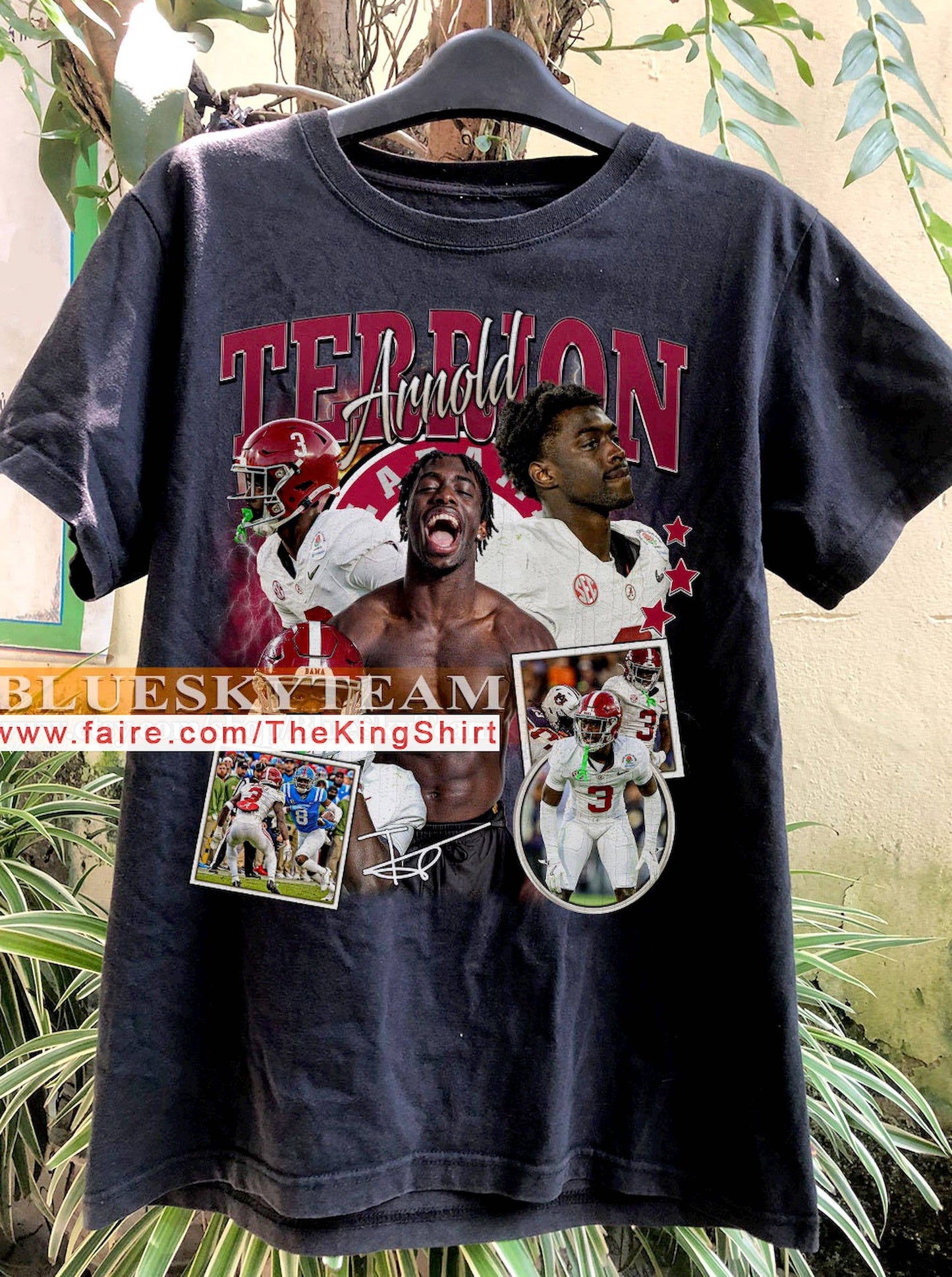 Vintage 90s Terrion Arnold T-Shirt Retro Football Bootleg Az