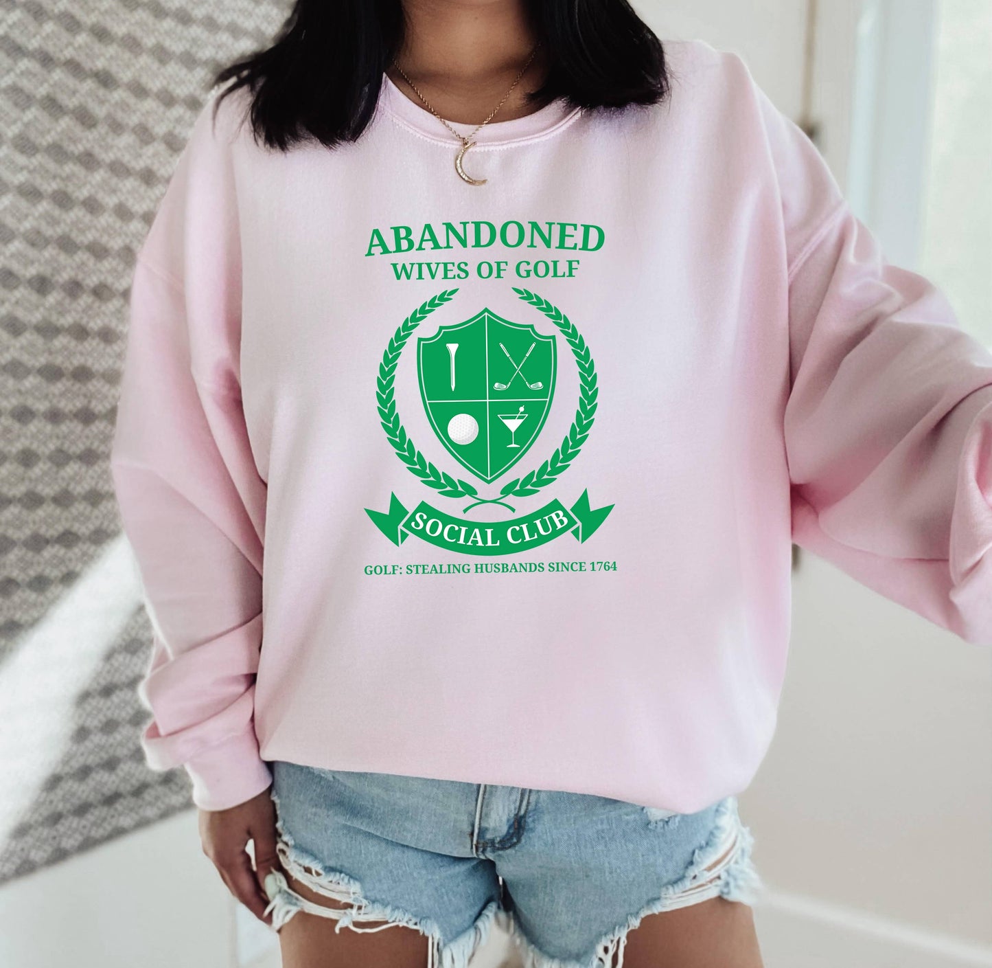 Golf Sweatshirt, Funny Golf Sweatshirt, Womens Clothing