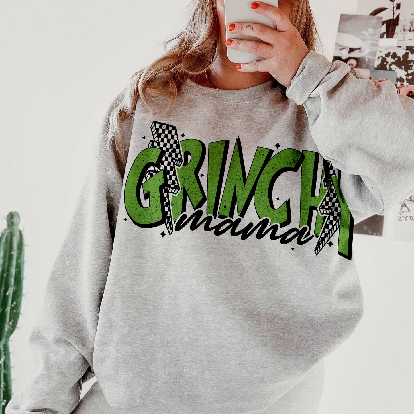 Grinchy Mama Christmas Shirt - Trendy Sublimation Design