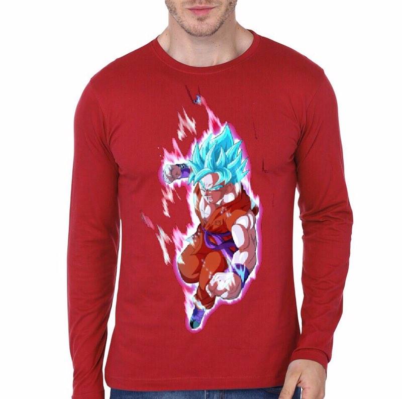 Goku Red Full Sleeve T-Shirt