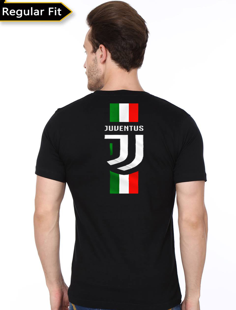 Juventus Half Sleeve Black T-Shirt